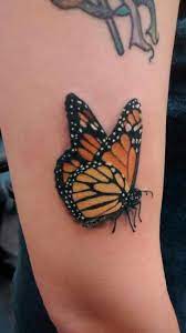 Wish The Butterfly On My Ankle And Lower Back Was This Detailed Beautytatoos Monarch Butterfly Tattoo Butterfly Tattoo Colorful Butterfly Tattoo