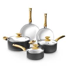 Hisar Neptune 7 Piece Aluminum Non Stick Cookware Set Cookware Set Cookware Set Stainless Steel Ceramic Cookware Set