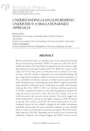 Asb home loans are diverse and highly customisable. Pdf Understanding Loan Loss Reserves Under Ifrs 9 A Simulation Based Approach