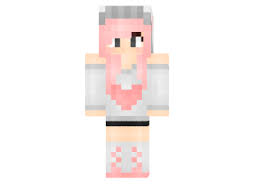 2 Ways To Install Pastel Girl Pink And White Cutie Skin Minecraft Girl Skins Http Niceminecraft Net Tag Girl Skins Pink Girl Minecraft Girl Skins Pink