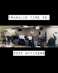 Franklin Fire Company Welcomes 2025 Officers