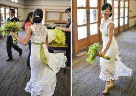 Bride To Be Crochets Her Own Wedding Gown During Bus Commute Prachtige Jurken Trouwjurk Gebreide Jurk