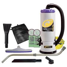 Proteam Super Quartervac Hepa 6 Qt Backpack Vac With Small Business Tool Kit Grays Backpack Vacuum Residential Cleaning Services Vacuums