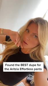 Anise Brown Aritzia Effortless Pants