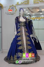 Kaftan Kadife H3201 Sax Kaftan Gelinlik