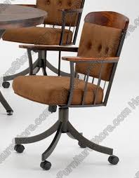 Tempo Industries Yosemite 5 Piece Caster Dining Set Dining Arm Chair Furniture Dining Chairs Dining Chairs