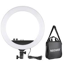 Neewer 14 Inch Outer Dimmable Bi Color Led Ring Light 30w 3200k 5600k Small Ring Light For Photo Portrait Photography Small Ring Light Led Ring Light Led Ring