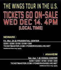 Bts The Wings Tour U S Tickets Sale Soon