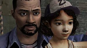 Lee and Clementine, lee everett HD wallpaper
