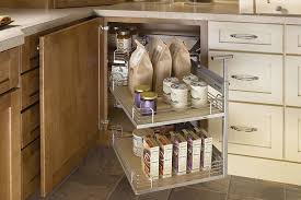 Blind Corner Cabinet With Full Access Trays Medallion Cabinetry Corner Kitchen Cabinet Blind Corner Cabinet Corner Cabinet Solutions
