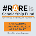 This year, the #RAREis Scholarship Fund, powered by @everylifeorg ...