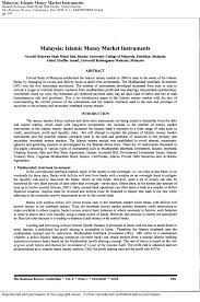For your information, this is the most practical and highly actionable guide on the planet investing in malaysia i am going to show you tips and techniques that work in your favor so you never again lose money in the share market due to own stupidity. Pdf Money Market Instruments In Malaysia