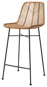 rattan bar stool tropical bar