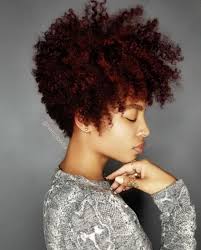 Natural Hair Tapered Natural Hair Burgundy Hair Tapered Hair