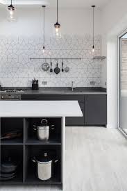 45 Eye Catchy Hexagon Tile Ideas For Kitchens Digsdigs Black white fleur de lis kitchen floor tiles for an elegant decor | beufl black white floor tiles my decorating fail: hexagon tile ideas for kitchens