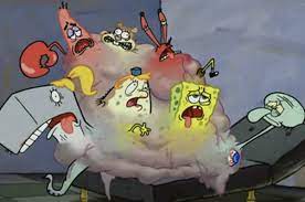 And immediately afterward, she has to save him. Disturbing Spongebob Moments