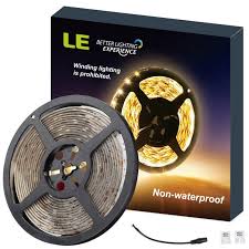 16 4ft Warm White Led Strip Light Non Waterproof Led Tape Light Flexible Led Strip Lights Led Strip Lighting 12v Led Strip Lights