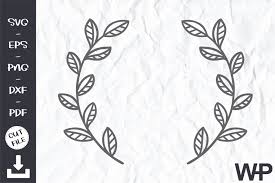 Free circular photoshop brushes 3. Wreath Cilpart Svg Leaves Clipart Graphic By Wanchana365 Creative Fabrica