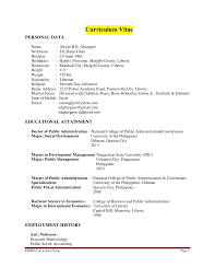 Let's have a look at the template and an example to elaborate concepts. Curriculum Vitae For Research Paper Sample Curriculum Vitae Empowers You