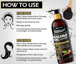 Black cumin seed oil helps soothe skin irritation. Buy Positive Root Therapy Plus Kalonji Oil For Hair Black Seed Oil Pure Organic 200 Ml Online At Low Prices In India Amazon In