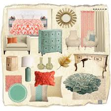 Teal Coral Gold Decor Coral Bedroom Room Colors