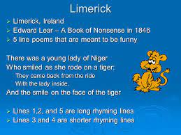 Haiku And Limerick The Nature Of Comedy Haiku Japanese Poem With 3 Lines These Poems Are Usually About Nature Drooping Green Branches Weighted Ppt Download