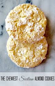 Chewy Sicilian Almond Cookies Finding Silver Linings In 2020 Almond Paste Recipes Almond Recipes Almond Meal Cookies