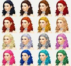 A New Hairstyle Elizabeth For Your Female Sims I Hope You Enjoy It C Credits Ea For The Mesh And Textures Made With Sims4 Studio Sims 4 Mm Sims 4 Sims