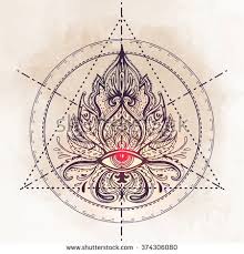 All Seeing Eye Ornate Composition Hand Drawn Vintage Style Design Element Alchemy Spirituality Occultism How To Draw Hands Geometry Art Design Geometry Art