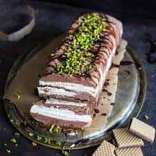 Ein Italienischer Traum Double Semifreddo Mit Keksen Rezept Einfacher Nachtisch Nachspeise Gefrorene Desserts