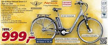 zundapp alu elektro fahrrad green 3 7 26er oder 28er angebot bei real