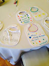Bib Making Station Bee Shower Baby Shower Baby Shower Games