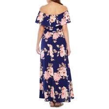 Premier Amour Off The Shoulder Floral Maxi Dress Dresses