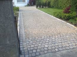 Cobblestone pavers are actually made of granite. 49 Cobblestone Driveway Ideas Driveway Cobblestone Driveway Driveway Design