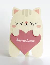As part of their gift you could donate to a cat or animal charity in their name and include the pictures and info about the charity in the card. 40 Cutest Cat Crafts You Can Make With Your Kids Cool Crafts Bookmark Card Cat Birthday Card Diy Cards
