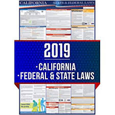 Amazon Com 2019 California Labor Law Poster State