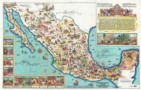 Get directions, maps, and traffic for méxico, méxico. Pictorial Map Of Mexico Geographicus Rare Antique Maps