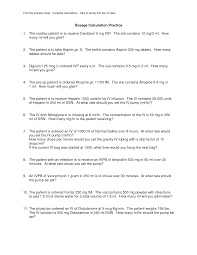 In free printable worksheets by olga sept hartfelder on march 04, 2021. Math Practice Worksheets For Nurses Shocking Nursing Students Math Practice Worksheets Nursing Math Dosage Calculations