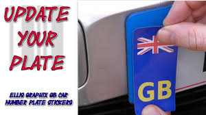 Maybe you would like to learn more about one of these? Ellis Graphix Gb Car Number Plate Stickers Youtube