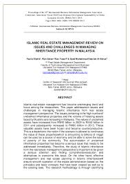 Kanun tanah negara (akta 56 tahun 1965) (seksyen 254) notis kemungkiran mengenai suatu gadaian kepada sow chen yan (kp. Pdf Islamic Real Estate Management Review On Issues And Challenges In Managing Inheritance Property In Malaysia Prof Sr Dr Wan Zahari Wan Yusoff Academia Edu