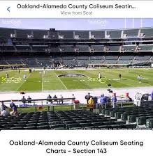 Oakland Raiders Vs Browns Tickets 2 Aisle Seats 200