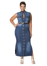 Belted Denim Maxi Dress Plus Size Dresses Ashley Stewart Denim Maxi Dress Color Block Maxi Dress Maxi Dress