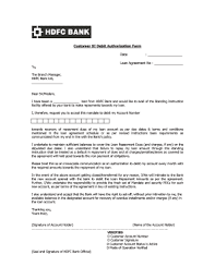 Hdfc bank fixed deposit is a popular investment option due to a number of benefits it provides to the fd investors. Debit Authority Letter Hdfc Bank Fill Online Printable Fillable Blank Pdffiller