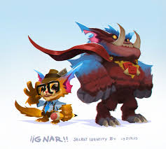 Super Gnar Skin Concept Dairo Salamanca League Of Legends Fan Art Creature Design