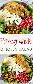 Pomegranate Chicken Salad Recipe Recipe Healthy Chicken Recipes Pomegranate Chicken Lunch Recipes Healthy