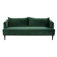 Canape 3 Places En Velours Vert Maisons Du Monde Sofa En Velours Canape Velours Vert Canape 3 Places