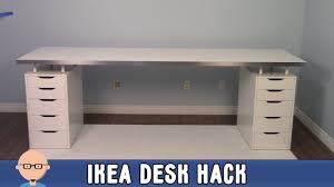 New home office ikea desk hack. New Home Office Ikea Desk Hack Youtube