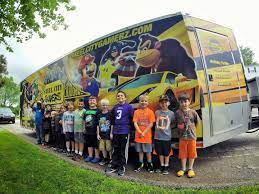 Minecraft birthday party ideas | photo 12 of 14. Fun Birthday Party Idea In Pittsburgh 3 Best Mobile Video Game Truck Laser Tag Birthday Party Places In Pittsburgh Allegheny County And More
