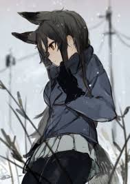 Anime wolf hair chen kd wallhaven cc ears shirt tail caidychen dark straight animal kawaii heart results アニメ neko drawn. Pin On Neko 3
