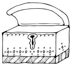 Treasure chest coloring page go back print this empty treasure chest. Suitcase Coloring Pages